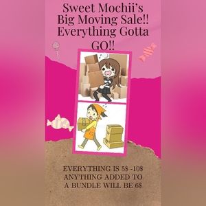 5$ - 10$ everything in closet with blue hearts